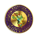 OneAfrica coin purple gold MARKETING